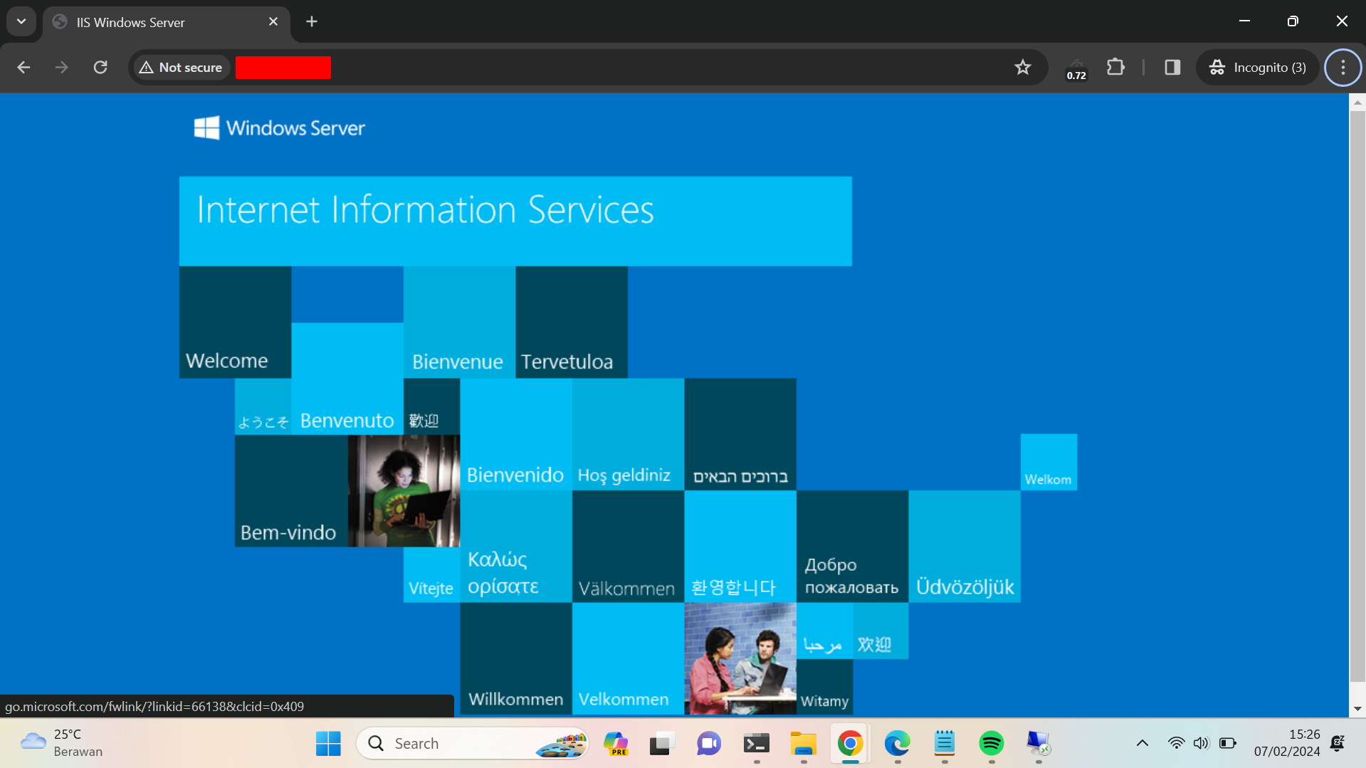 Install IIS pada Windows Server 2022